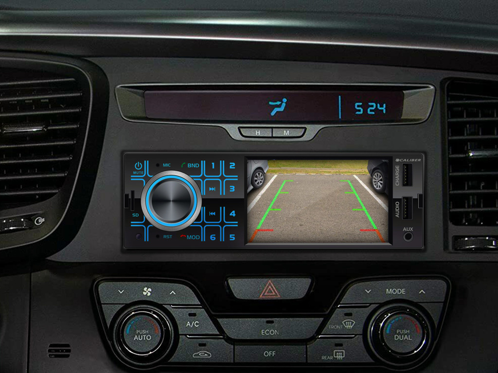 Car radio with Bluetooth, USB, AUX - 4 inch screen - Reversing camera connection - Extra USB (RMD404DAB -BT) - Image 8