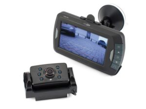 Wireless rear view camera with 4.3 inch screen - For car and camper - Water resistant (CAM401)