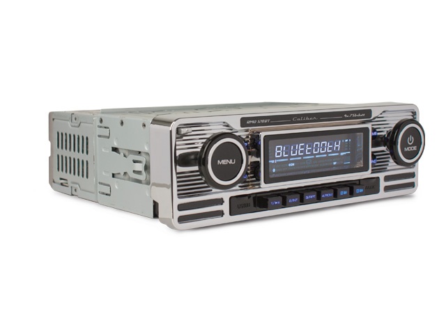 Autoradio met Bluetooth - 1 DIN - USB - 18 Voorkeurzenders - Retro Look (RMD120BT) - Afbeelding 3