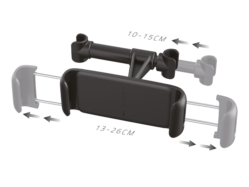 Tablet- und Telefonhalterung für 7 bis 12,9 Zoll - Auto-Kopfstütze - drehbar (CNC17) – Bild 4