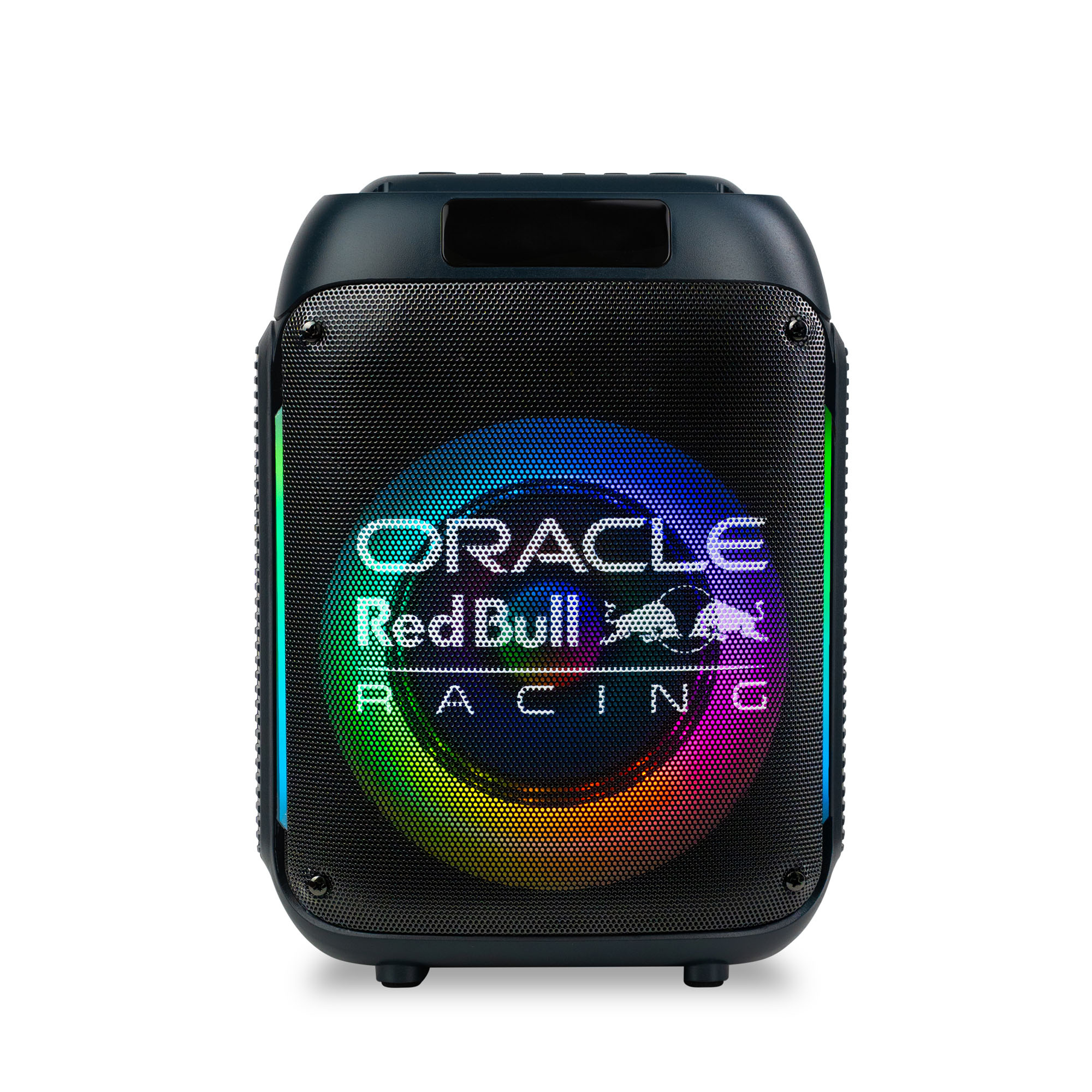 Oracle Red Bull Racing Portable Speaker – Bluetooth Party Speaker met LED Verlichting, 40W Max Vermogen, USB, FM, TWS & Afstandsbediening