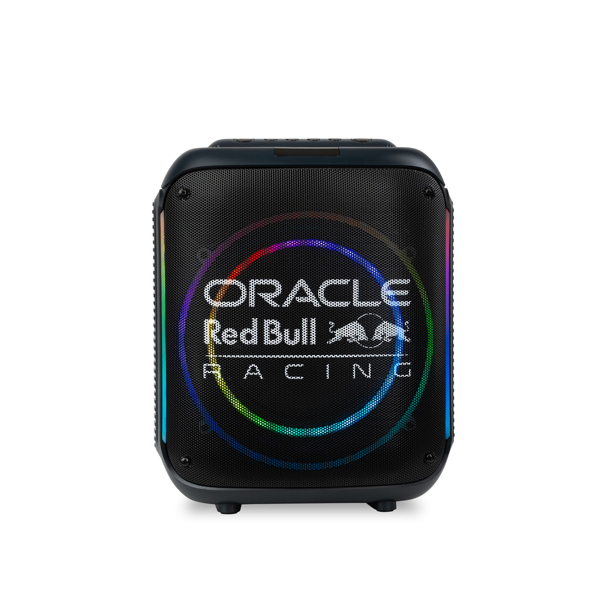 Oracle Red Bull Racing Portable Speaker – Draagbare Party Speaker met LED Verlichting, 60W Max Vermogen, USB, AUX & True Wireless