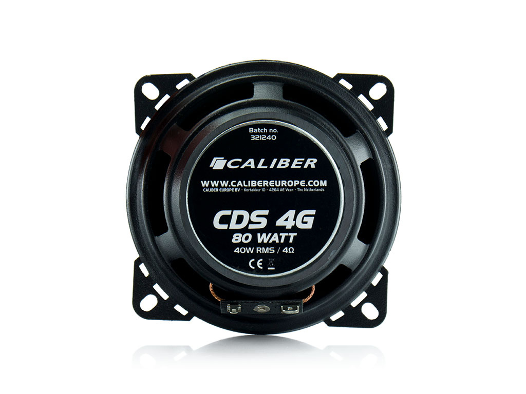 Car speakers - Speaker set 10 cm - 2 road coaxial speakers - 30 mm tweeters - 80 w Max (CDS4G) - Image 2