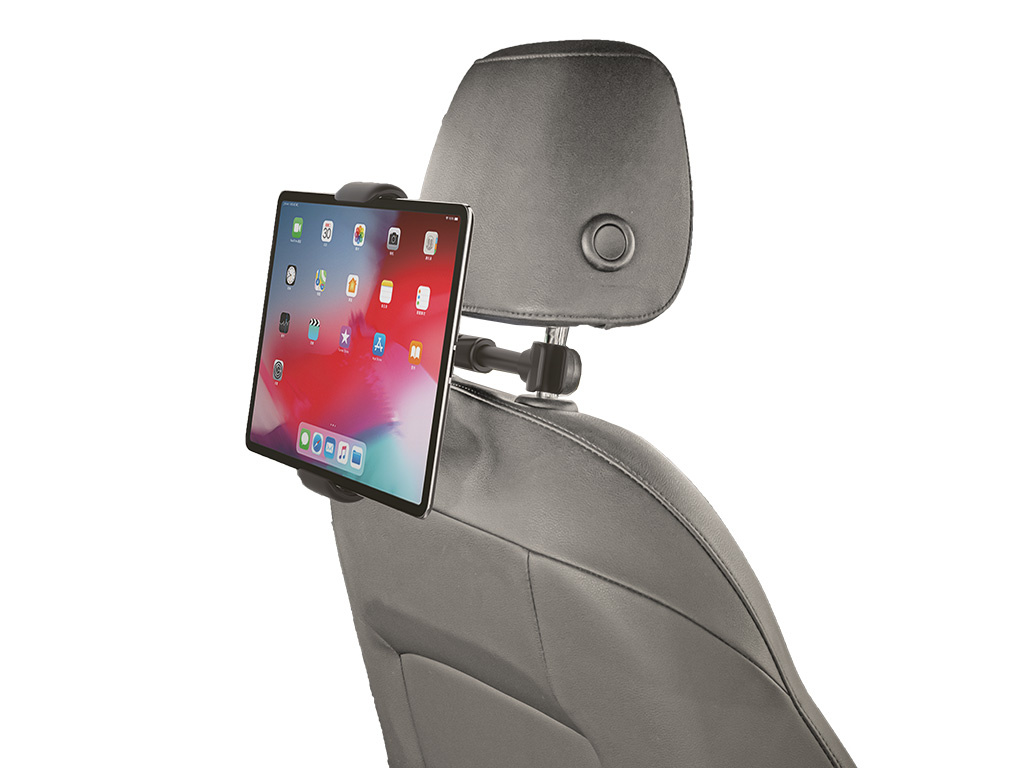 Tablet and telephone holder for 7 to 12.9 inch - Auto headrest - rotatable (CNC17)