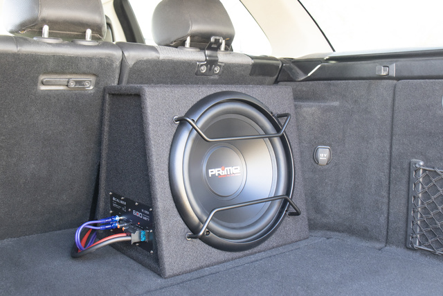 Subwoofer mit eingebautem Verstärker 600 Watt - 12-Zoll-Tieftöner - 25 bis 3500 Hz Frequenzweiche - RCA (BC112SA) – Bild 7
