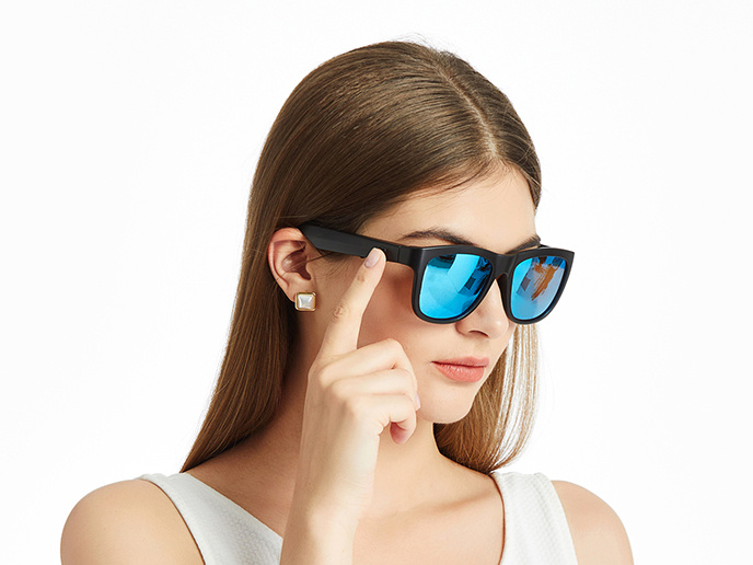 Soundglasses Smart Bluetooth Sunglasses - Polarized lenses - Easy operation - Microphone - Blue - Image 2