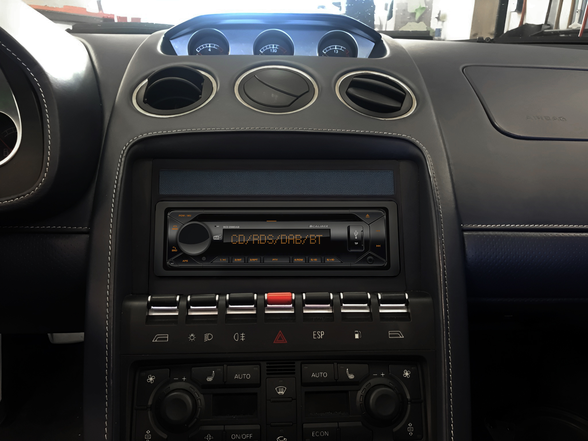 Autoradio mit Bluetooth® Technologie und DAB+ - CD/USB/SD 4x75Watt - Schwarz (RCD238DAB-BT) - Afbeelding 3