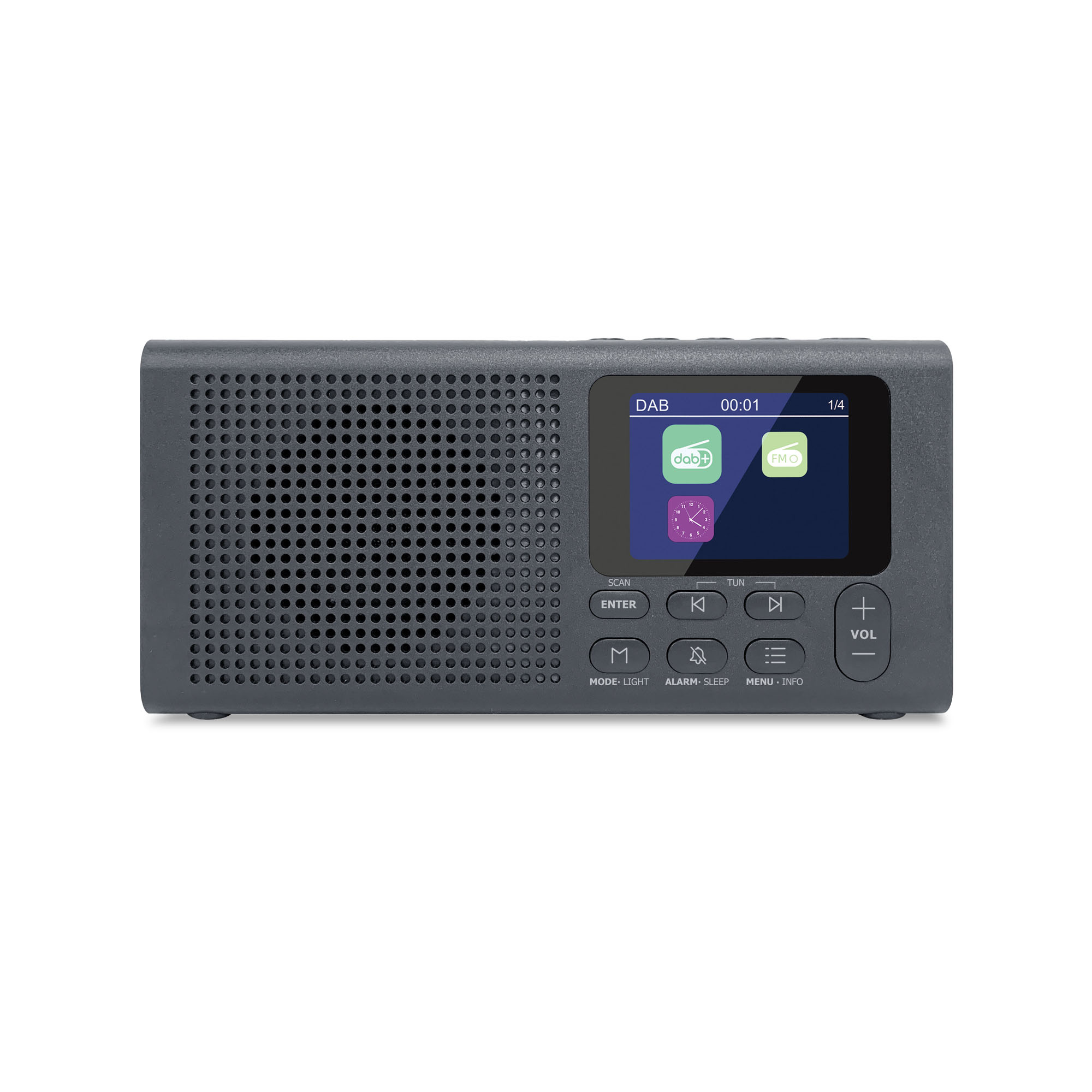 Radio portable DAB + avec fonction réveil matin - Sans fil jusqu'à 8 heures - USB - Connexion Casque (HPG318DAB)