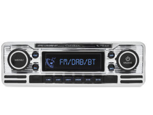 Autoradio met DAB+ - USB - Bluetooth® technologie  4x75Watt  - Retro look Chrome (RMD120DAB-BT)
