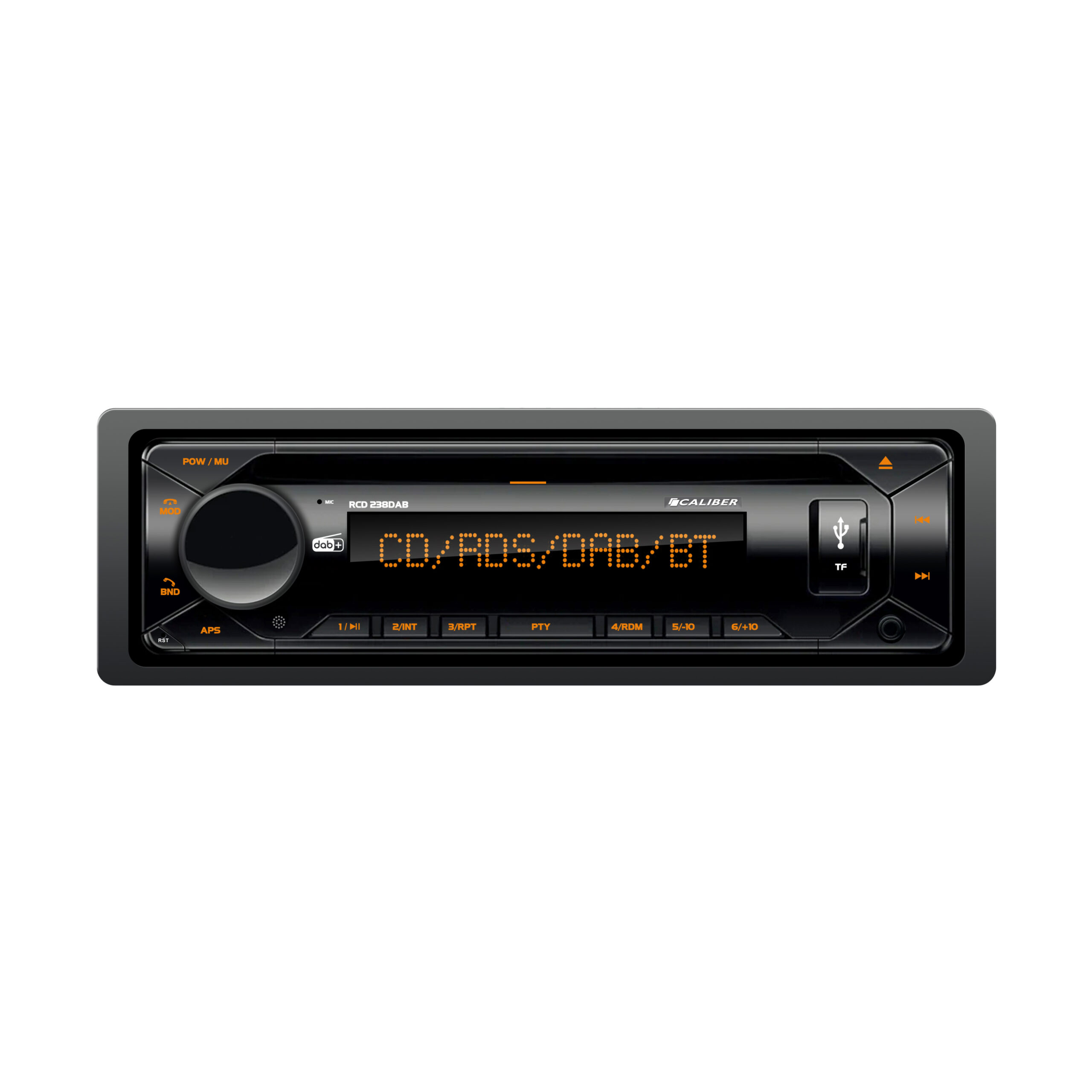 Autoradio met Bluetooth® technologie en DAB+ - CD/USB/SD 4x75Watt - Zwart (RCD238DAB-BT)