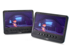 Draagbare DVD speler Auto - Set Van 2 Schermen - 7 Inch - Met Accu Voor 1.5 Uur Speeltijd (MPD278T)