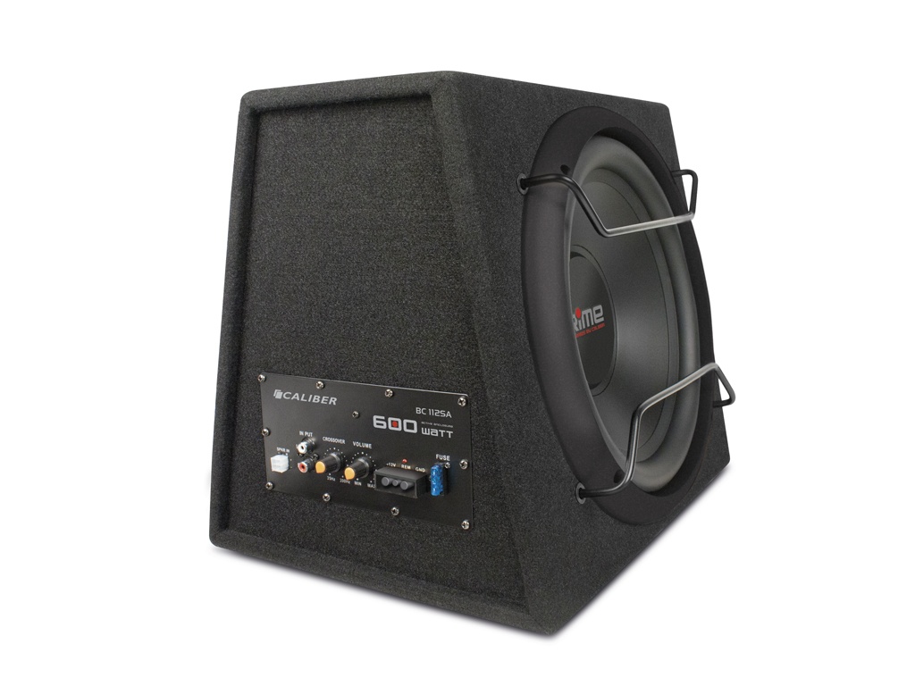 Subwoofer met ingebouwde Versterker 600 Watt - 12 Inch Woofer - 25 tot 3500 Hz Crossover - RCA (BC112SA) - Afbeelding 5