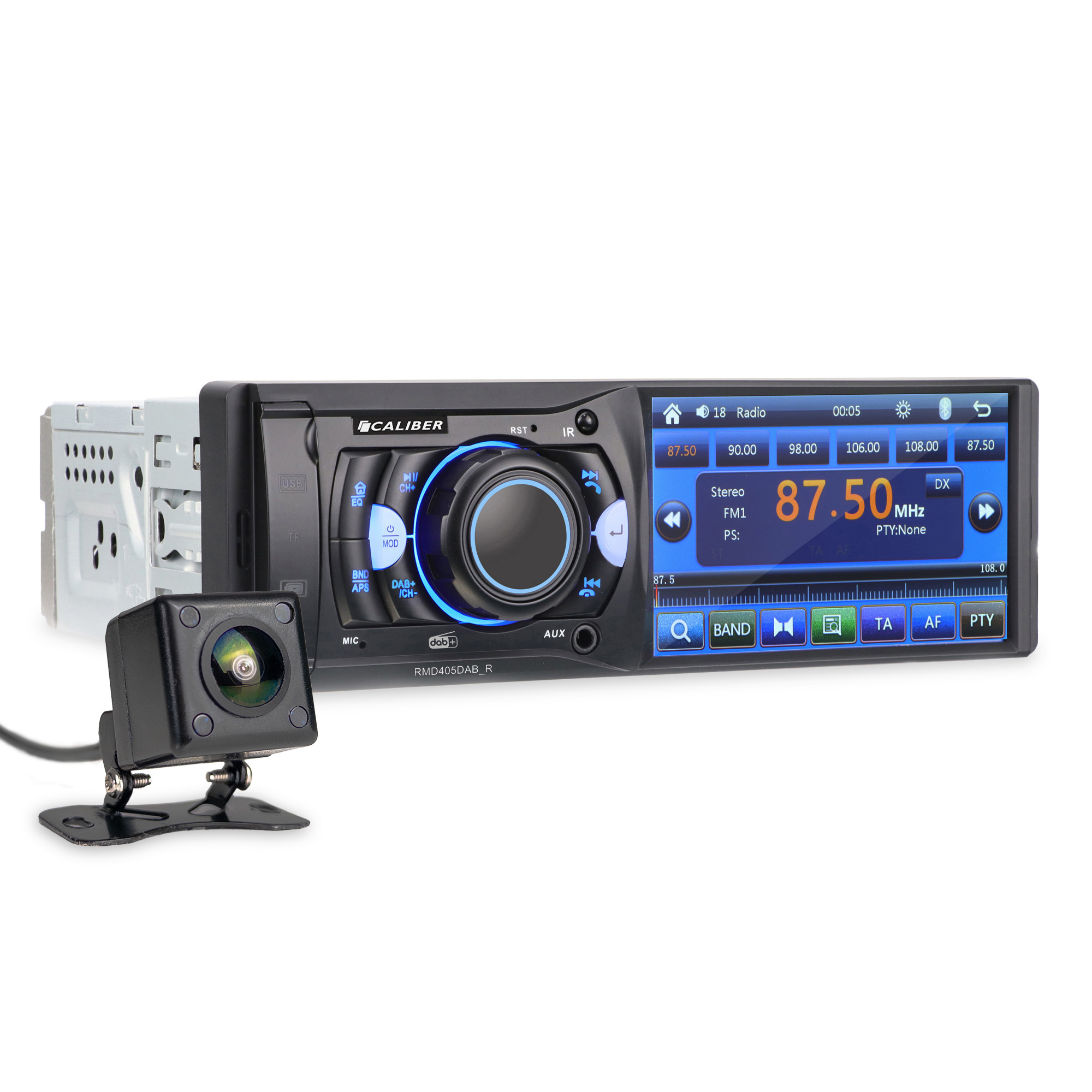 1DIN DAB+ Multimedia-Autoradio mit Touchscreen (RMD405DAB-R)
